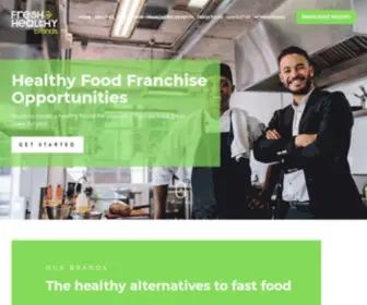 Freshandhealthybrands.com(Buy a best fast food franchise to own) Screenshot