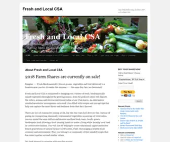 Freshandlocalcsa.com(Freshandlocalcsa) Screenshot