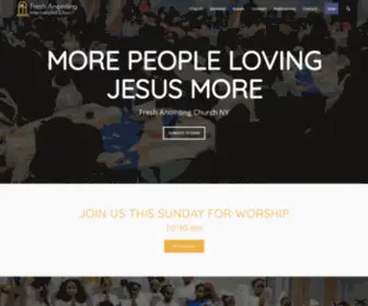 Freshanointing.org(Where the anointing destroys the yoke) Screenshot