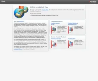 Freshapproachmarketplace.com(Default Parallels Plesk Page) Screenshot