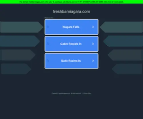 Freshbarniagara.com(Kosher food in Niagara falls) Screenshot