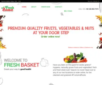 Freshbasket.com.pk(Fresh Basket) Screenshot