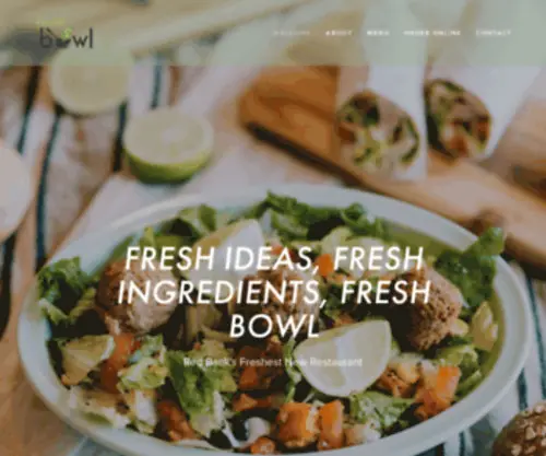 Freshbowlrb.com(FreshBowl) Screenshot