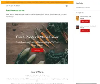 Freshboxmarketkw.ca(FRESHBOXMARKETKW) Screenshot