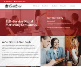 Freshbrewdigital.com(Full-Service Digital Marketing Consultancy) Screenshot