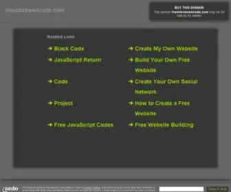 Freshbrewedcode.com(Freshbrewedcode) Screenshot