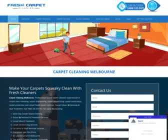 Freshcarpetcleaning.com.au(Carpet Cleaning Melbourne) Screenshot