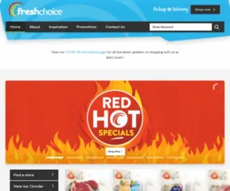 Freshchoice.co.nz(Your local FreshChoice Supermarket) Screenshot