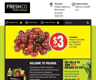 Freshco.com(Lowering Grocery Prices Every Day) Screenshot