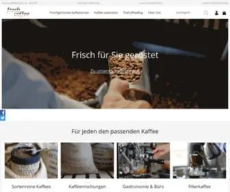 Freshcoffee.ch(Online Shop für Premium Kaffee) Screenshot