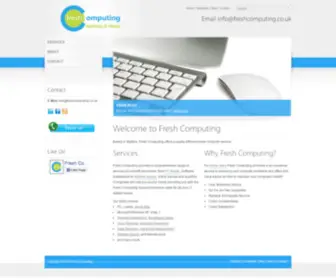 Freshcomputing.co.uk(Based in Watford Hertfordshire. We Provide IT Services) Screenshot