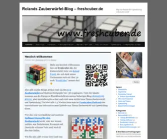 Freshcuber.de(Rolands Zauberwürfel) Screenshot
