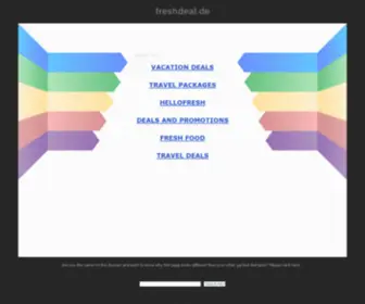 Freshdeal.de(freshdeal) Screenshot