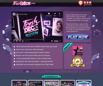 Freshdeckpoker.com Screenshot