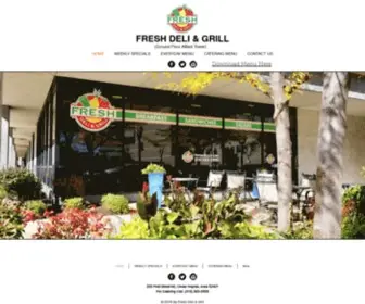 Freshdelicr.com(Fresh Deli & Grill) Screenshot