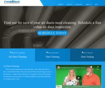 Freshducts.com(Professional Duct Cleaning Ogden Utah) Screenshot