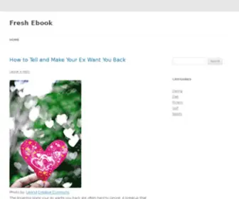 Freshebook.com(Fresh Ebook Reviews) Screenshot