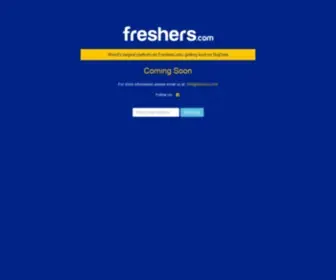 Freshers.com(World's largest networking) Screenshot
