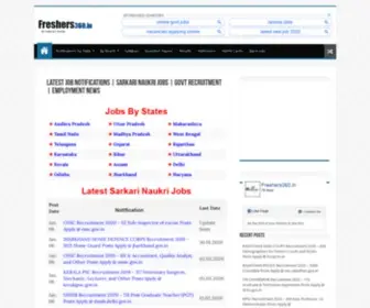 Freshers360.in(Sarkari Naukri Jobs) Screenshot