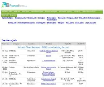 Freshersbazaar.com(The best Job site for Freshers in India) Screenshot