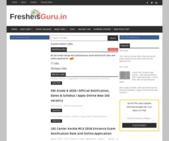 Freshersguru.in(Sarkari Result) Screenshot