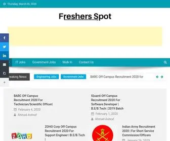 Fresherspot.in(Freshers Spot) Screenshot