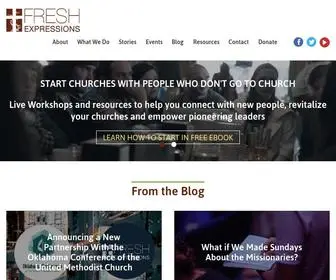 Freshexpressionsus.org(Fresh Expressions) Screenshot