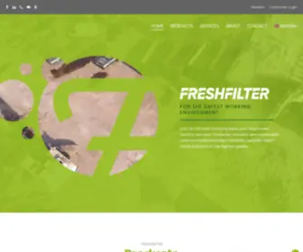 Freshfilter.com(Cab air filtration systems for a healthy working environment) Screenshot