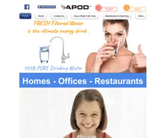 Freshfilteredwater.com.au(Drinking Water Filters) Screenshot