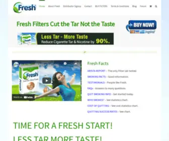 Freshfilters.biz(Buy Fresh Cigarette Filters) Screenshot