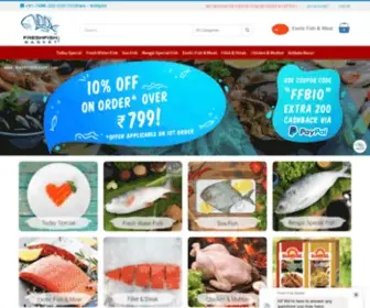 Freshfishbasket.com(Fresh Fish Basket) Screenshot