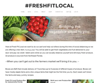 Freshfitlocal.com(FRESH FIT LOCAL FARMS) Screenshot