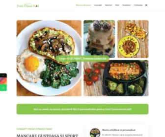 Freshfitnessfood.ro(Abonamente Meniuri Mancare Sanatoasa) Screenshot