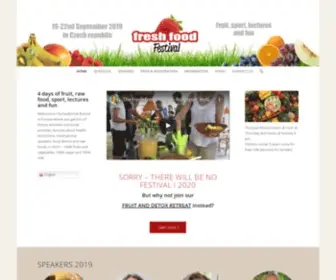 Freshfoodfestival.com(Fruit, Sport, Lectures and Fun) Screenshot