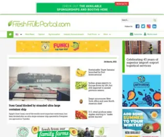 Freshfruitportal.com(Fruit industry news from around the world) Screenshot