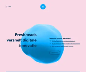 Freshheads.com(Digital agency Freshheads) Screenshot