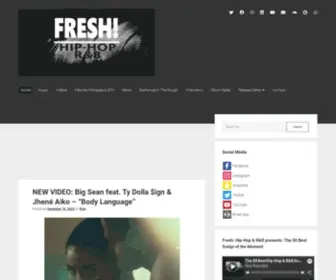 Freshhiphoprnb.com(Hop & R&B) Screenshot