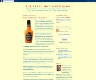 Freshhotsauce.com(The Fresh Hot Sauce Blog) Screenshot