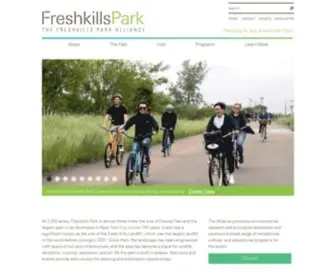 Freshkillspark.org(Freshkills Park) Screenshot