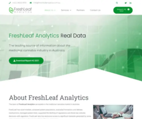 Freshleafanalytics.com.au(FreshLeaf Analytics) Screenshot
