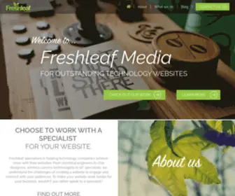 Freshleafmedia.co.uk(Freshleaf Media Corporate Website Design) Screenshot