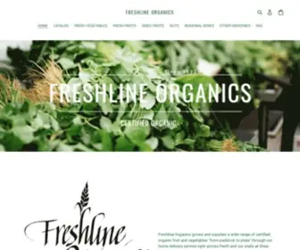 Freshline.com.au(Organic food) Screenshot