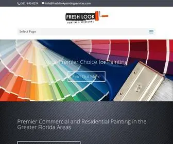 Freshlookpaintingservices.com(Boca Raton Commercial Painting & Residential Painting Contractor) Screenshot