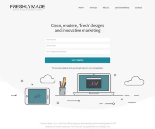 Freshlymade.co.za(Web Development & Marketing) Screenshot