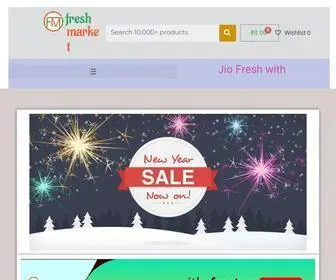 Freshmarket.co.in(An online veg/non) Screenshot