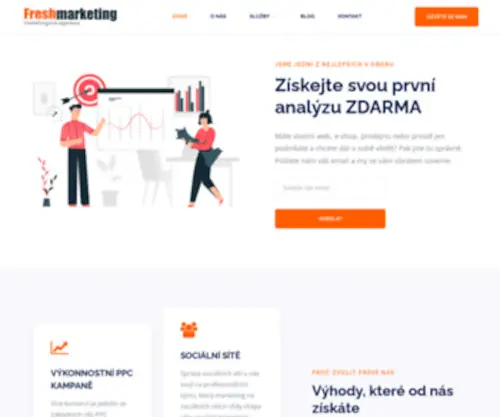 Freshmarketing.cz(Marketingová) Screenshot