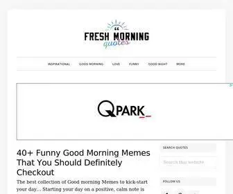 Freshmorningquotes.com(Beautiful Good morning Quotes) Screenshot