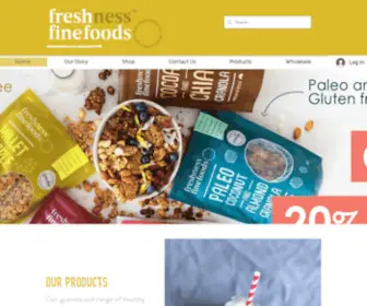 Freshnessfinefoods.com(Artisian Baked Goods) Screenshot