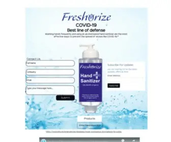 Freshorize.com(Interior) Screenshot