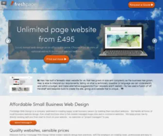 Freshpage.co.uk(Affordable Small Business Web Design) Screenshot